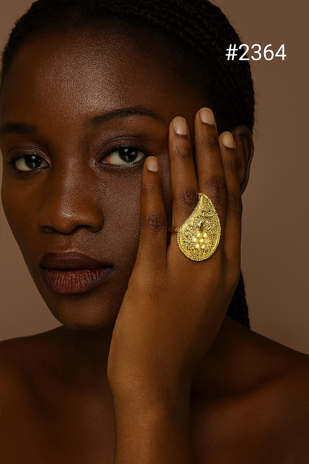 Gold Plated Beautiful Stylish Finger Ring MODEL 2364