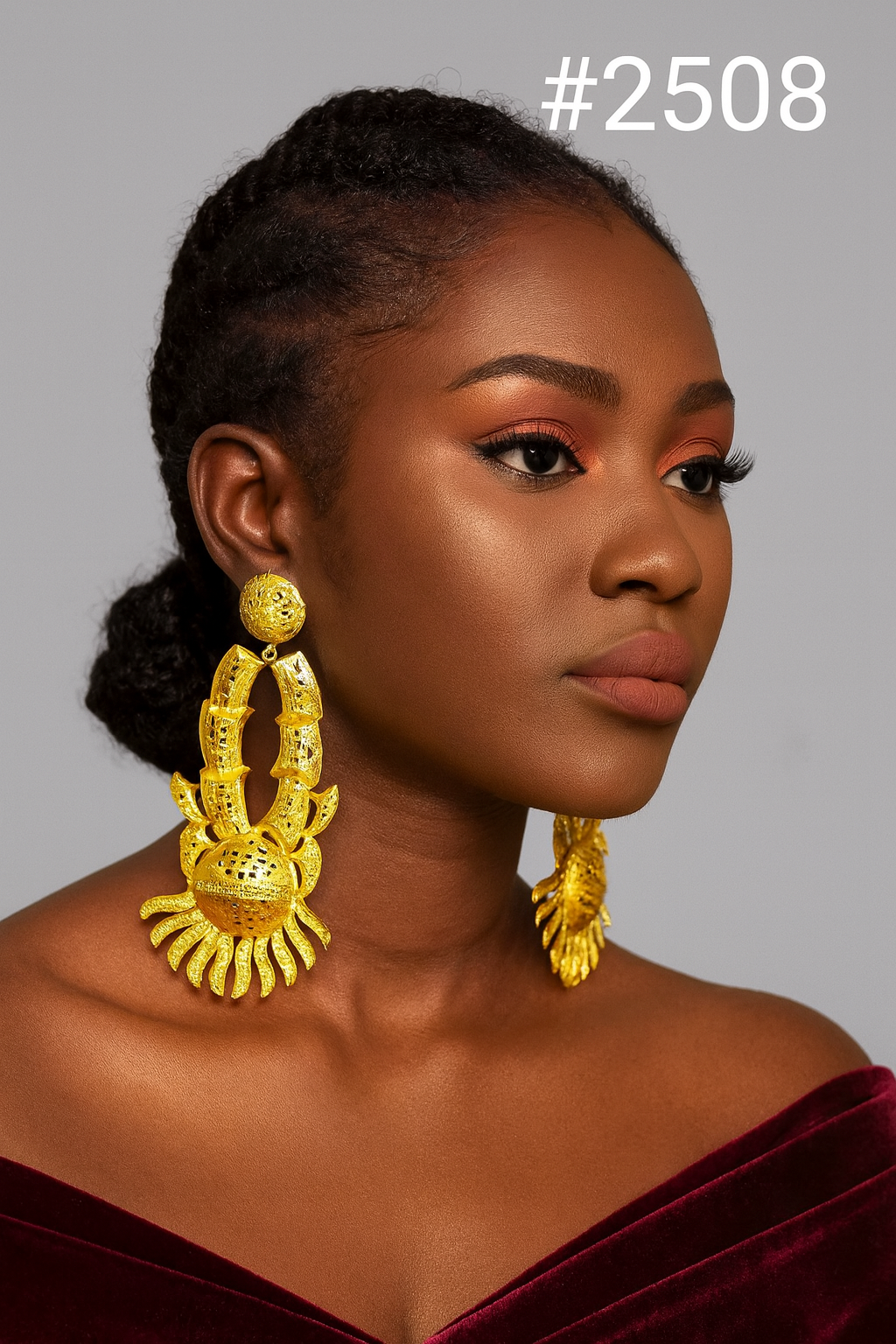 Gold Plated Beautiful Stylish Earrings MODEL : 2508