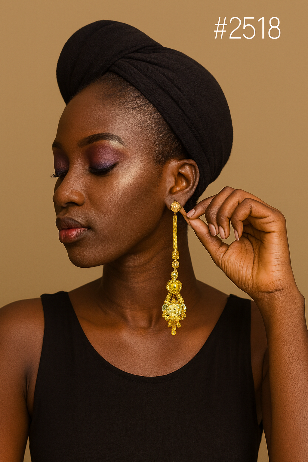 Gold Plated Beautiful Stylish Earrings MODEL : 2518