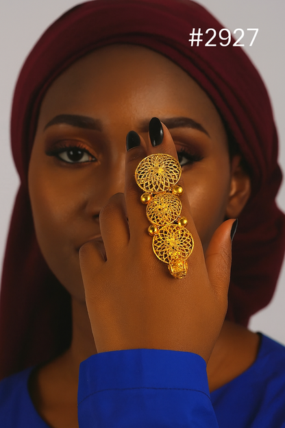 Gold Plated Beautiful Stylish Finger Ring MODEL: 2927