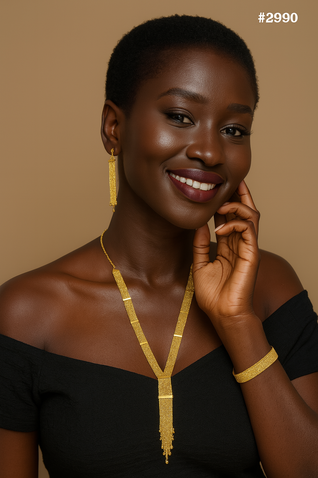 PMJ Tie Necklace Model No. 2990