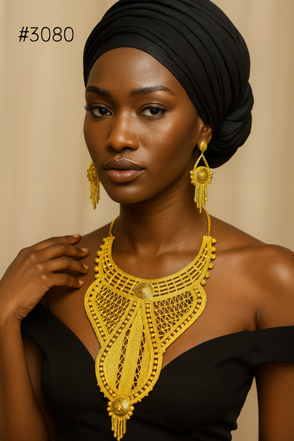 PMJ Beautiful Long Set Necklace Model no. 3080