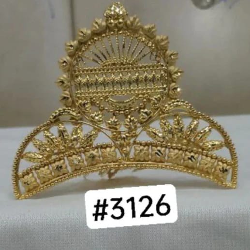 PMJ Gold Plated Beautiful Crown Model No: 3126