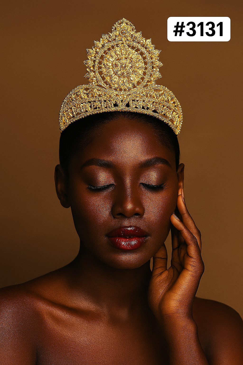 PMJ Gold Plated Beautiful Crown Model No: 3131