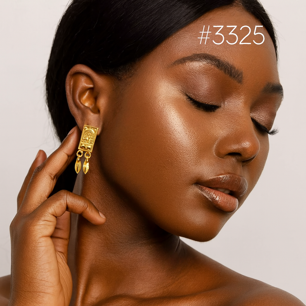 Gold Plated Designer Earrings, PMJ Model No: 3325