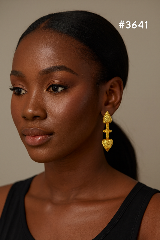 Gold Plated Designer Earrings, PMJ Model No: 3641