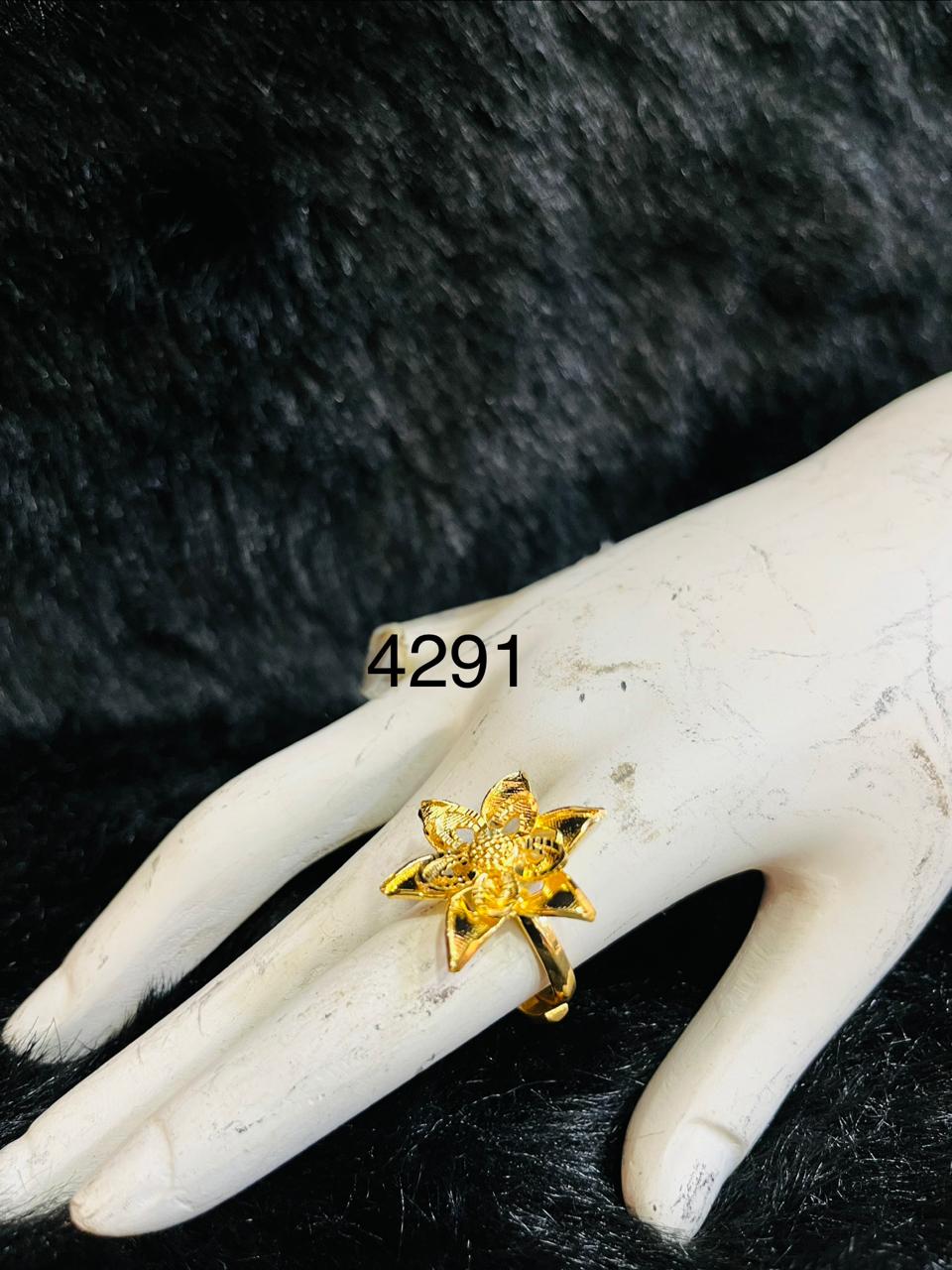 Gold Plated Finger Rings, PMJ Model No:4291