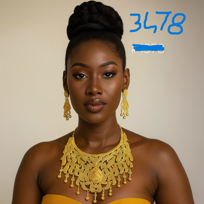 Hand Made Jewelry Shot Necklace Set, PMJ Model No: 3478