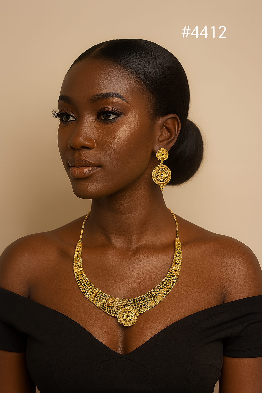 Hand Made Jewelry Shot Necklace Set, PMJ Model No: 4412