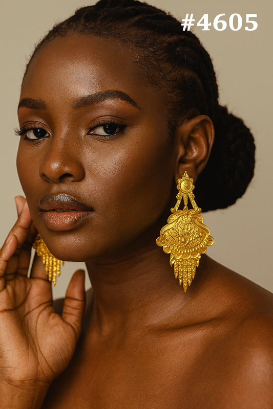 Gold Plated Designer Earrings, PMJ Model No: 4605