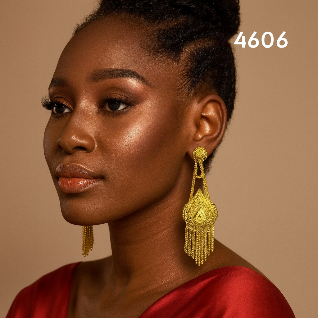 Gold Plated Designer Earrings, PMJ Model No: 4606