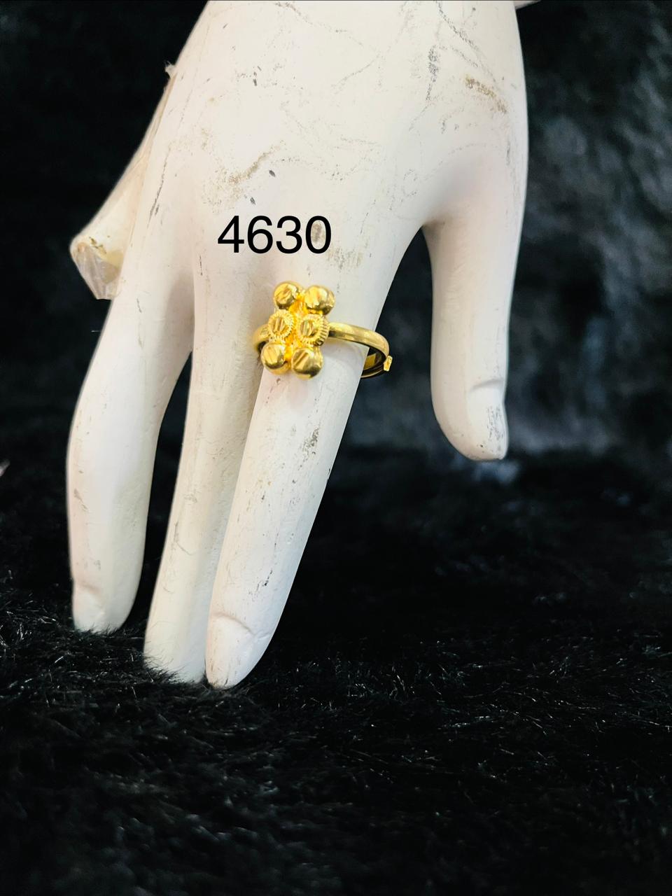 Stylish Gold Plated Ladies Finger Ring, PMJ Model No: 4630