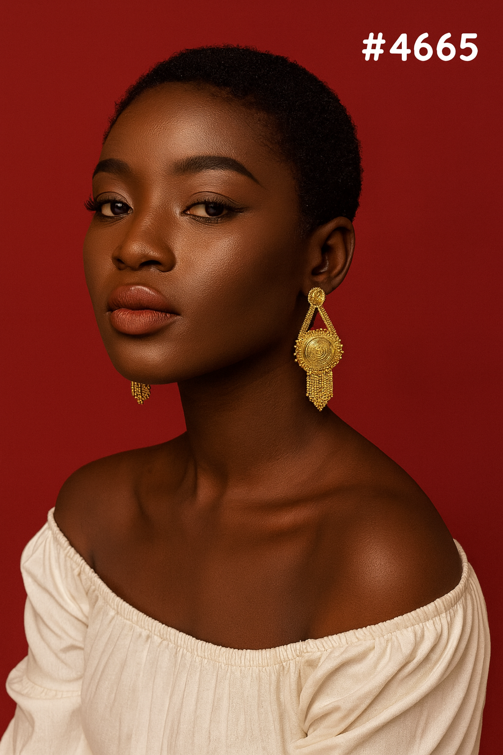 Exclusive Designer Gold Plated Earrings, PMJ Model No: 4665