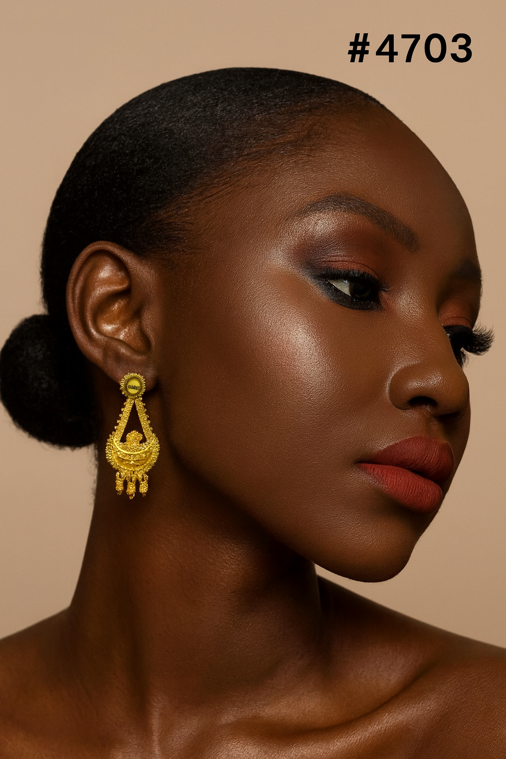 Exclusive Designer Gold Plated Earrings, PMJ Model No: 4703