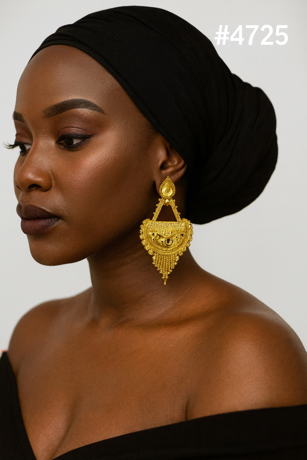 Exclusive Designer Gold Plated Earrings, PMJ Model No: 4725