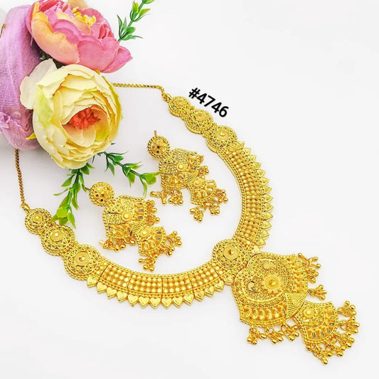 PMJ SPECIAL SHORT NECKLACE WITH EARRINGS MODEL NO:4746