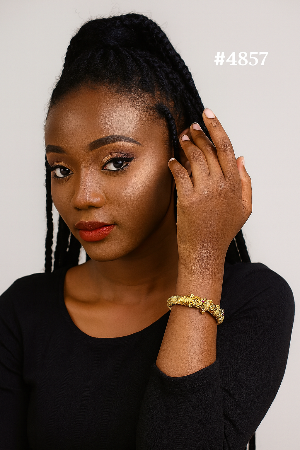 Gold Plated Bridal Wear Bangles, PMJ Model No: 4857