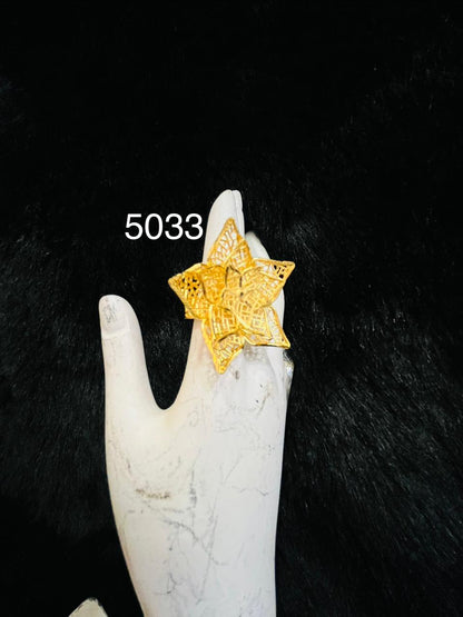Gold Plated Finger Rings, PMJ Model No:5033