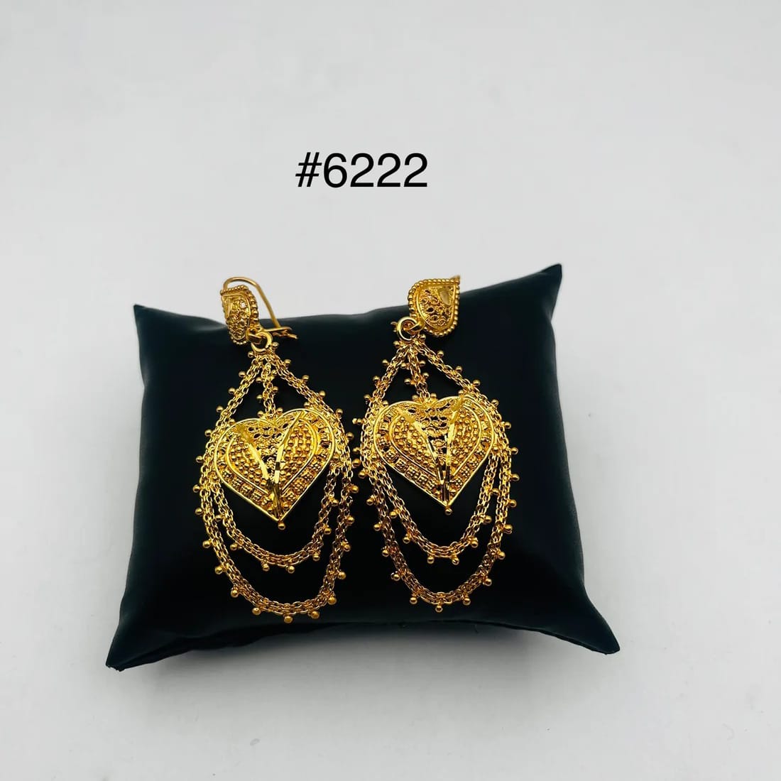 Exclusive Designer Gold Plated Earrings, PMJ Model No: 6222