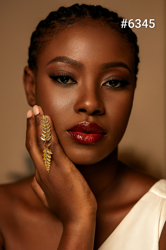 Stylish Gold Plated Ladies Finger Ring, PMJ Model No: 6345