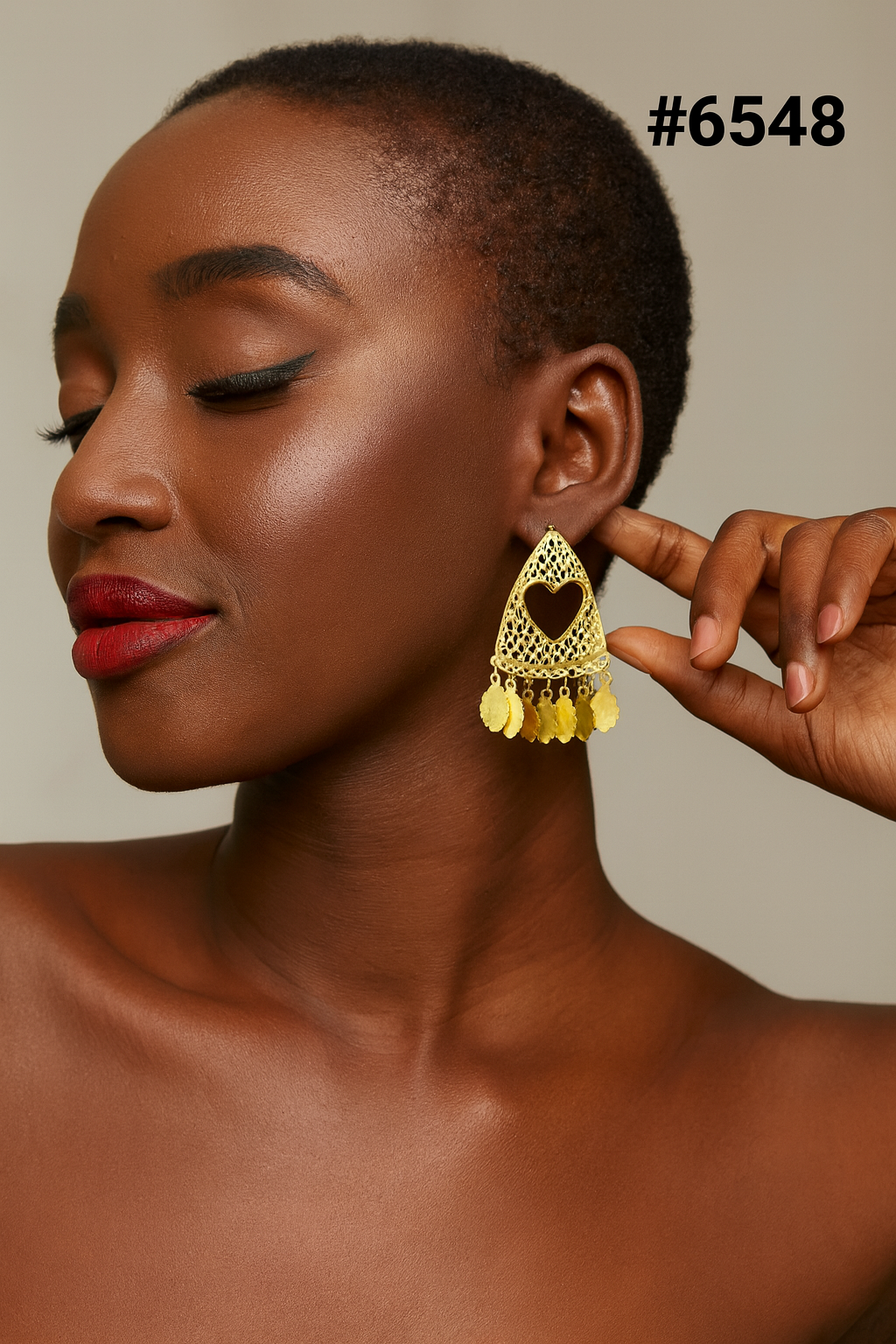 Gold Plated Designer Earrings, PMJ Model No: 6548