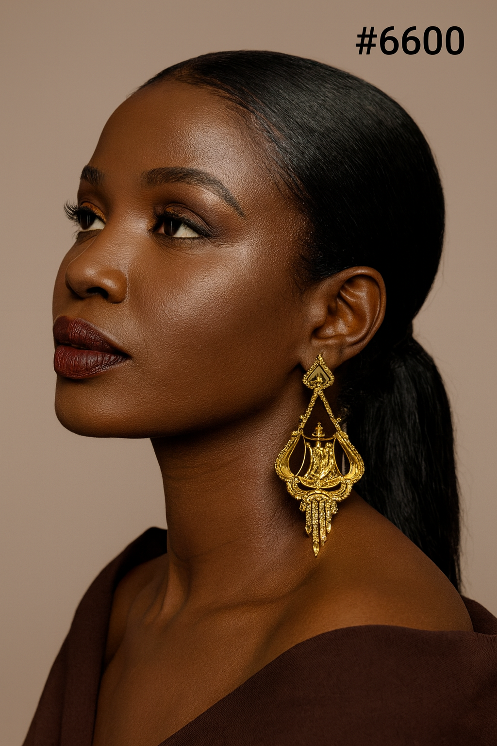 Gold Plated Designer Earrings, PMJ Model No: 6600