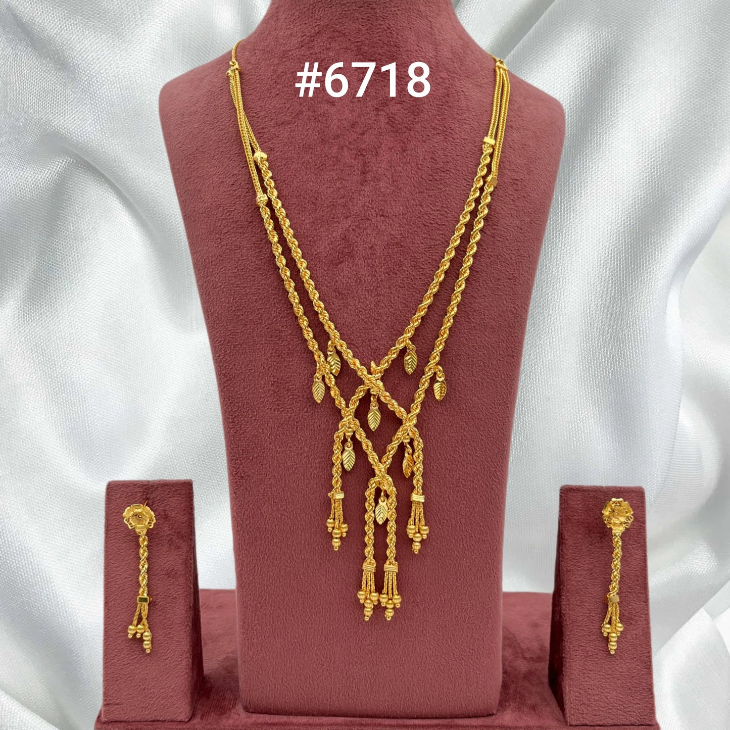 Gold Plated Long Necklaces, PMJ Model No: 6718