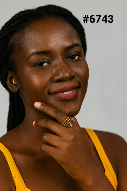 Gold Plated Finger Rings, PMJ Model No: 6743