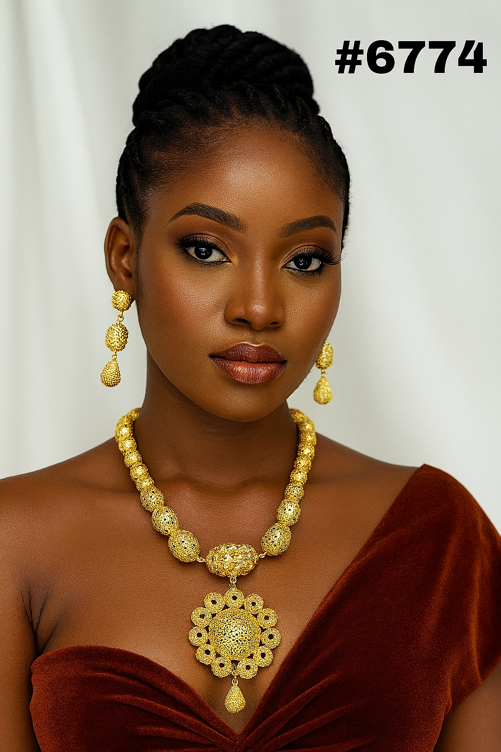 Gold Plated Long Necklaces, PMJ Model No: 6774