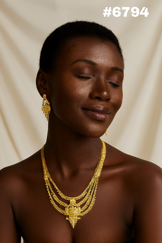 Gold Plated Long Necklaces, PMJ Model No: 6794