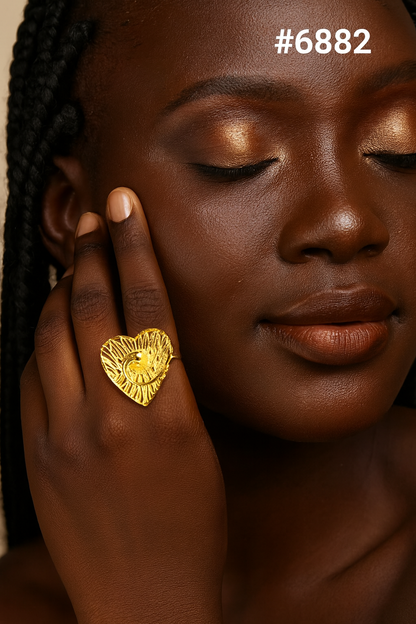 Gold Plated Finger Rings PMJ Model No : 6882