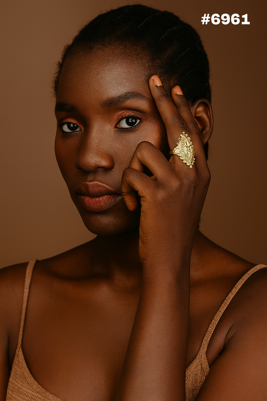 Gold Plated Finger Ring, PMJ Model No: 6961