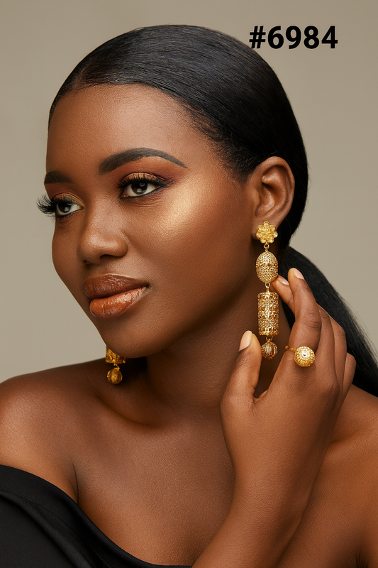 Gold Plated Jewellery, Earring PMJ Model No : 6984