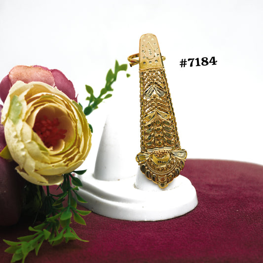 Gold Plated Beautiful Stylish Finger Ring MODEL:7184