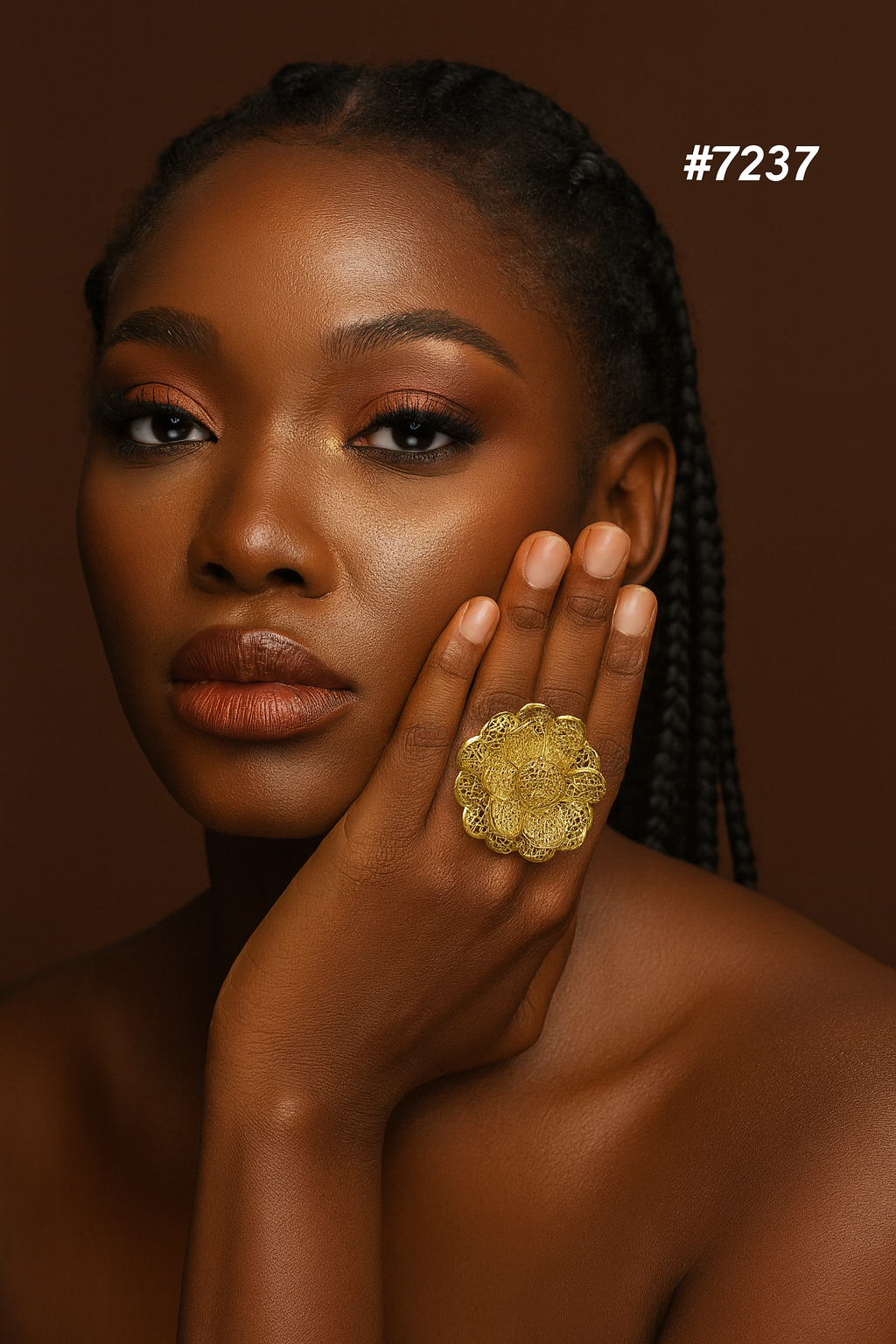 Gold Plated Beautiful Stylish Finger Ring MODEL : 7237