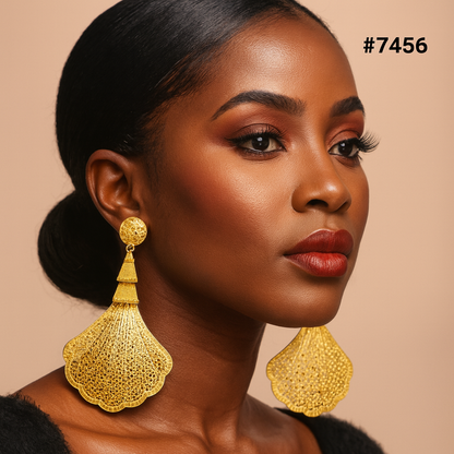 Gold Plated EARRING 1 Gram Gold Plated Jewellery PMJ Model No : 7456