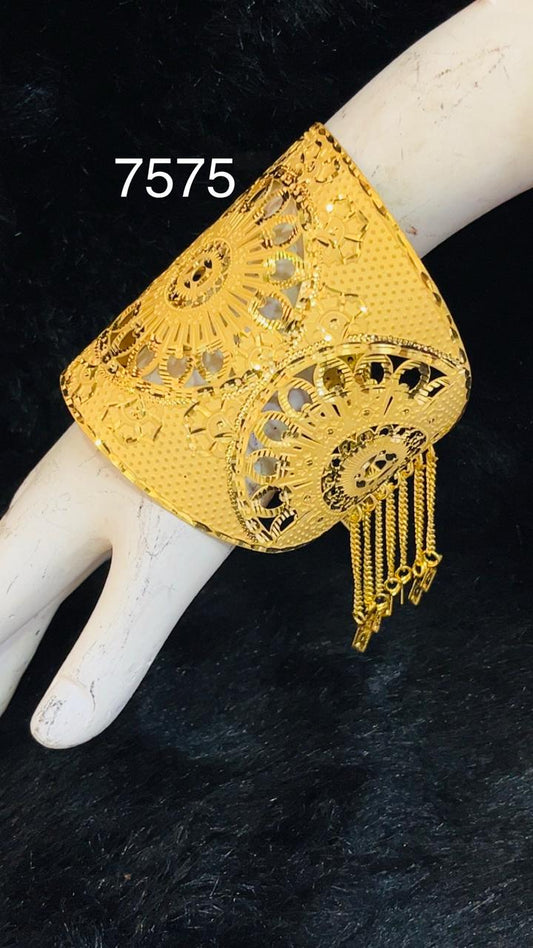 Gold Plated Jalar Bracelet Model no : 7575