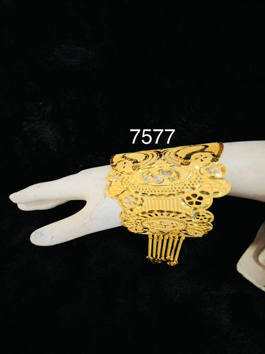 Gold Plated Jalar Bracelet Model no : 7577