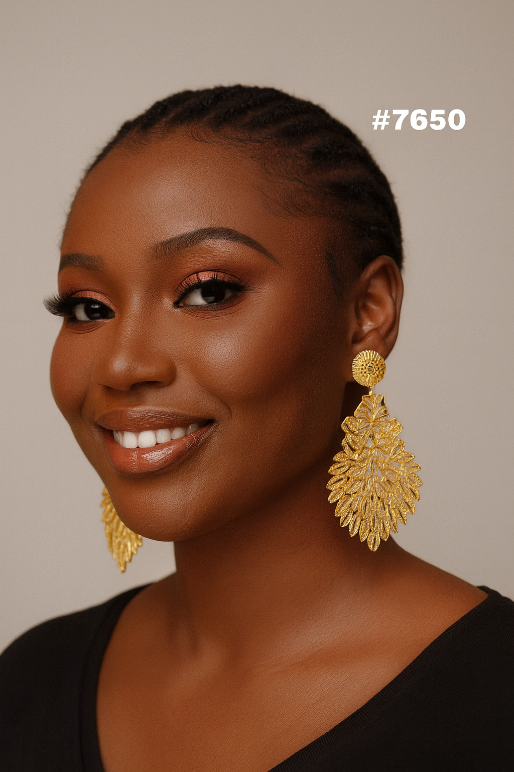 Gold Plated EARRING 1 Gram Gold Plated Jewellery PMJ Model No : 7650