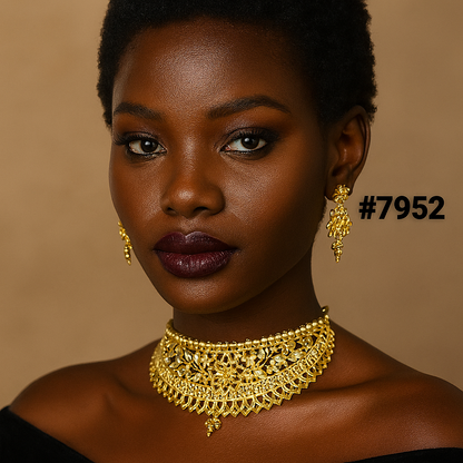 Gold Plated LONG NECKLACE 5 Gram Gold Plated Jewellery PMJ Model No : 7952