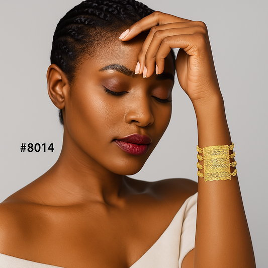 Gold Plated Bracelet 5 Gram Gold Plated Jewellery PMJ Model No : 8014