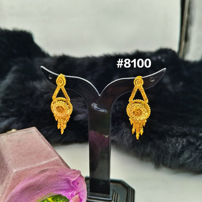 Gold Plated Designer Earrings, PMJ Model No: 8100