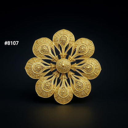Gold Plated Finger Ring 5 Gram Gold Plated Jewellery PMJ Model No : 8107
