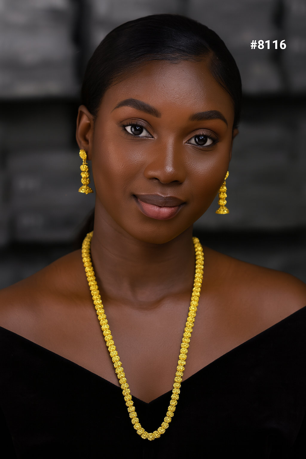 Gold Plated Long NECKLACE 5 Gram Gold Plated Jewellery 34 inch PMJ Model No : 8116