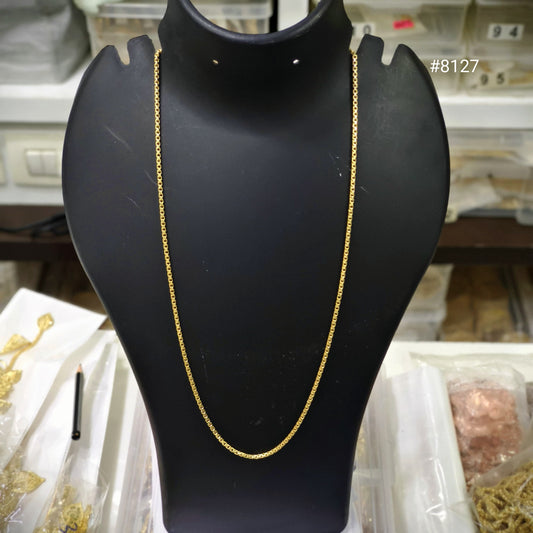 Gold Plated Chain,1 Gram Gold Plated Jewellery PMJ Model No : 8127