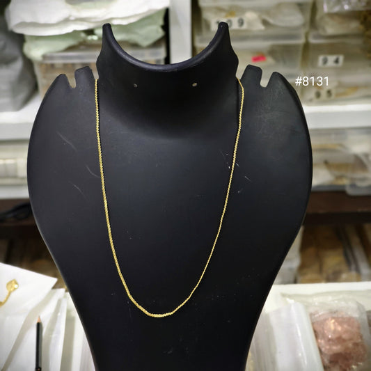 Gold Plated Chain,1 Gram Gold Plated Jewellery PMJ Model No : 8131