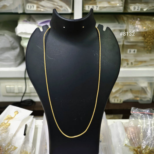 Gold Plated Chain,1 Gram Gold Plated Jewellery PMJ Model No : 8132