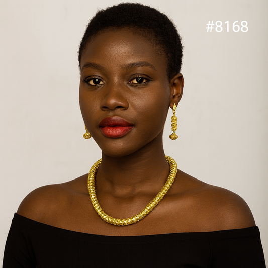 Gold Plated LONG NECKLACE 5 Gram Gold Plated Jewellery PMJ Model No : 8168