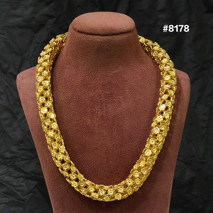 Gold Plated Chain,1 Gram Gold Plated Jewellery PMJ Model No : 8178