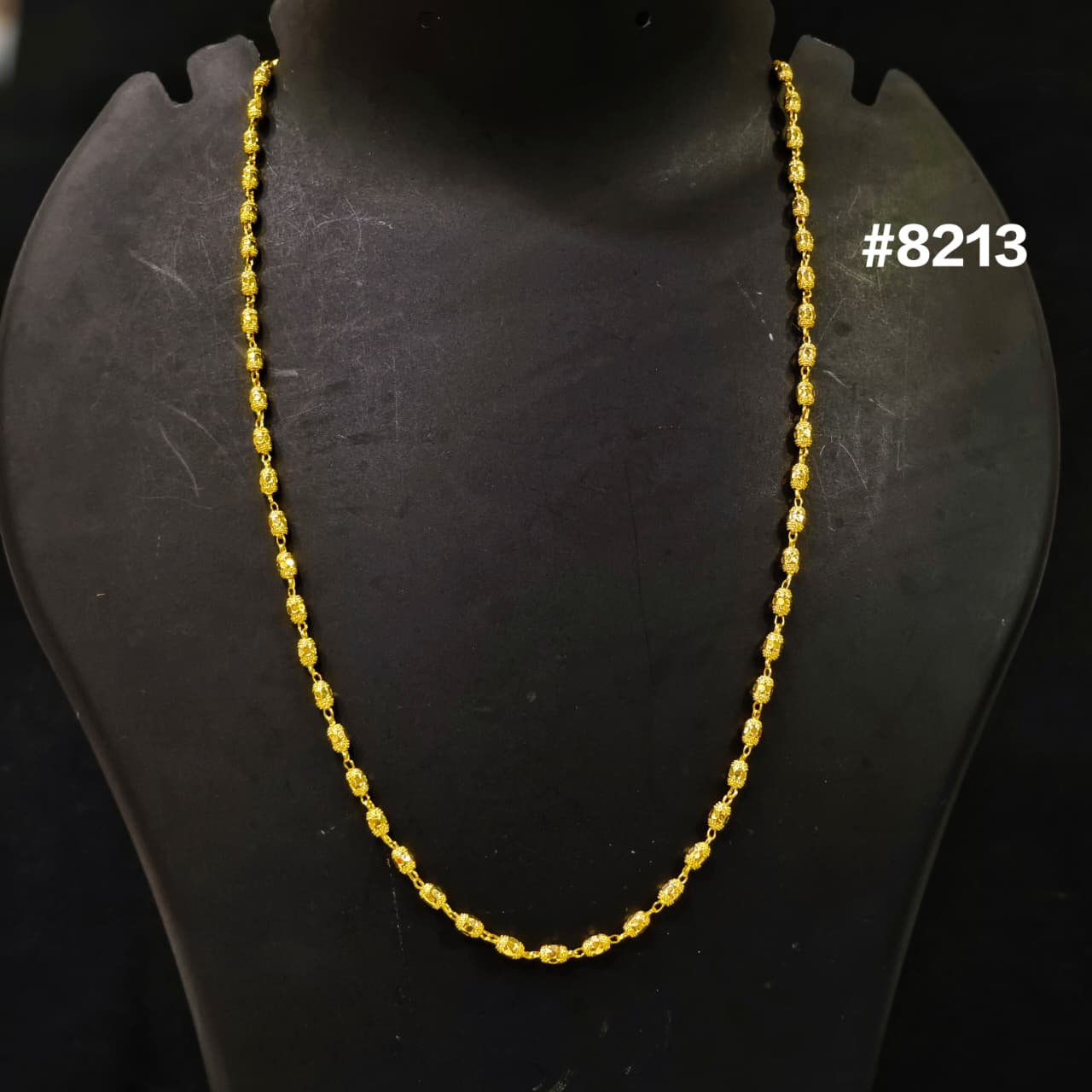 Gold Plated Chain,1 Gram Gold Plated Jewellery PMJ Model No : 8213